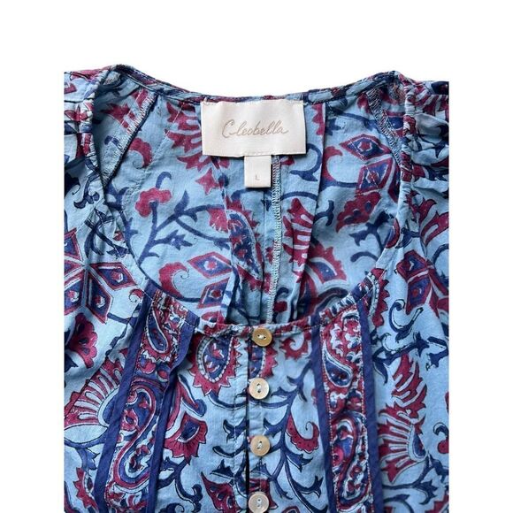 Cleobella Faith Caftan Midi Dress Size Large MSRP: $268 - Picture 13 of 15